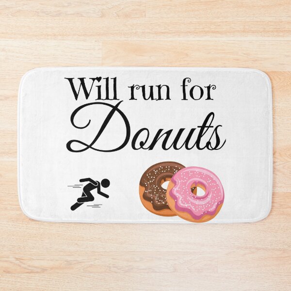 Item preview, Will run for Donuts Funny doughnut designed and sold by OneTimeEngineer.