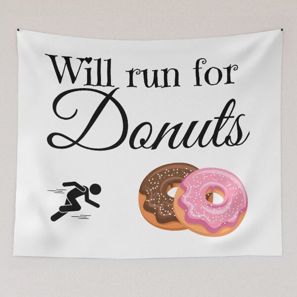 Item preview, Will run for Donuts Funny doughnut designed and sold by OneTimeEngineer.