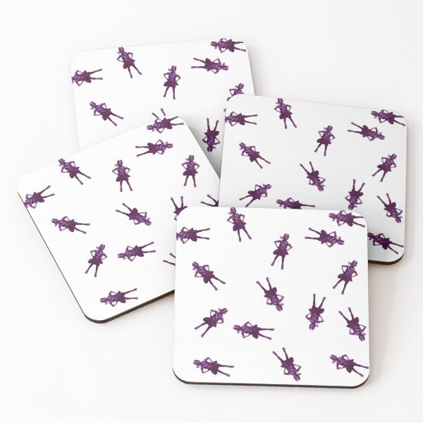 Item preview, Purple Fearless Girl Photo Pattern  designed and sold by ArtWithPurpose.