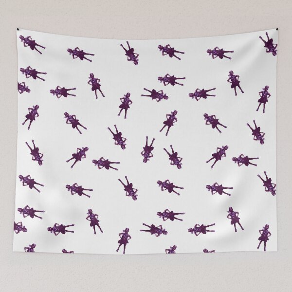Item preview, Purple Fearless Girl Photo Pattern  designed and sold by ArtWithPurpose.