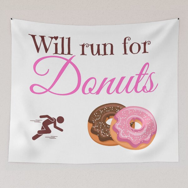 Item preview, Will run for Donuts Funny doughnut designed and sold by OneTimeEngineer.