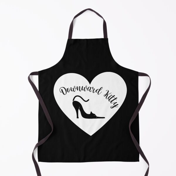 Item preview, Black Downward Kitty | Cat Yoga designed and sold by SerendipityNow.