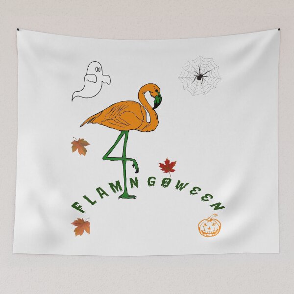 Item preview, Funny Flamingoween Halloween  designed and sold by . JustBeUnique ..