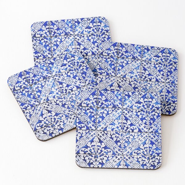 Item preview, Vintage Mosaic pattern, beautiful blue mosaic pattern. designed and sold by Theleochick.
