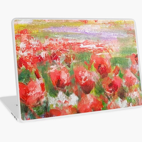 Poppy Field Laptop Skin