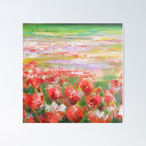 Poppy Field Poster