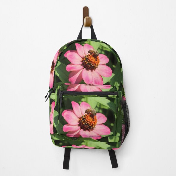 Item preview, Bee on Pink and Yellow Flower Blossom designed and sold by anitahiltz.