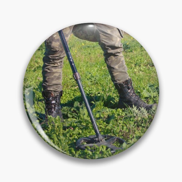 Item preview, adventurer seekers of hidden treasures in the Tuscan countryside with the metal detector sensor designed and sold by alessiapenny.