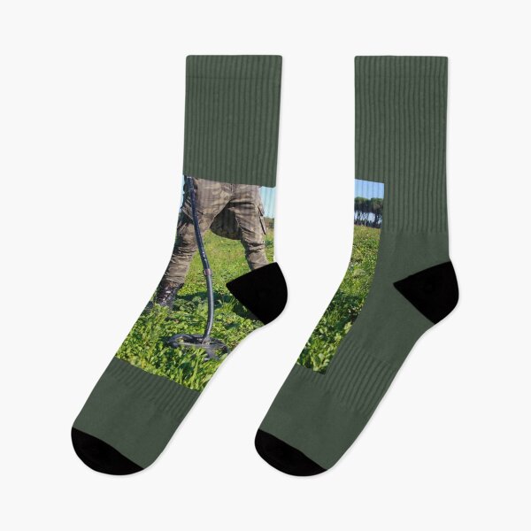 Item preview, adventurer seekers of hidden treasures in the Tuscan countryside with the metal detector sensor designed and sold by alessiapenny.