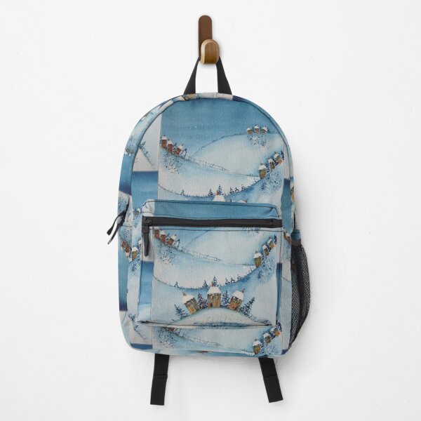 Item preview, Houses on the Hills in the Snow designed and sold by FrancesArt.