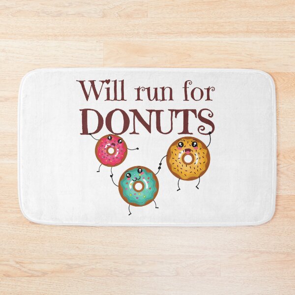 Item preview, Will run for Donuts Funny doughnut designed and sold by OneTimeEngineer.