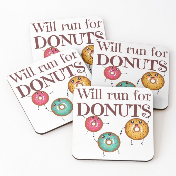 Item preview, Will run for Donuts Funny doughnut designed and sold by OneTimeEngineer.