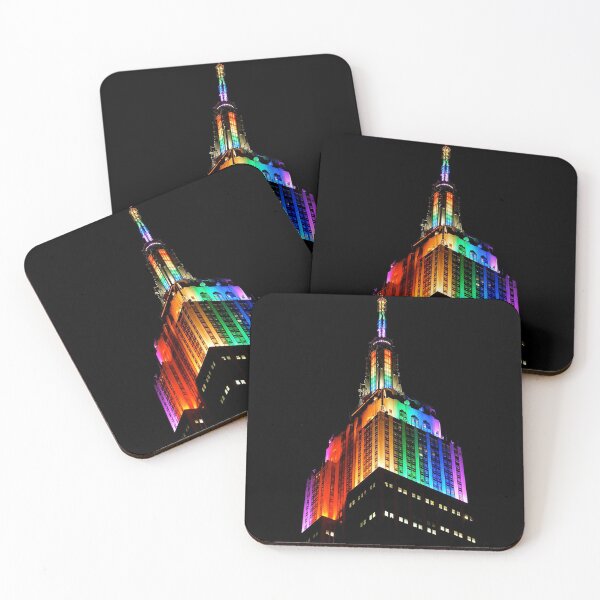 Item preview, Empire State Building LGBTQ Pride Photo designed and sold by ArtWithPurpose.