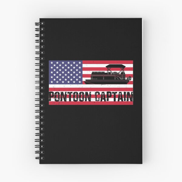 Item preview, Pontoon Captain - American Flag with Little Pontoons - Gift For Pontoon Owner designed and sold by Crazy Trendy Designs.
