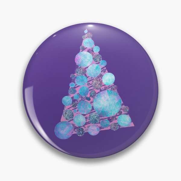 Item preview, Christmas Tree Baubles 3 Modern Pink Pattern designed and sold by AMSonArt.