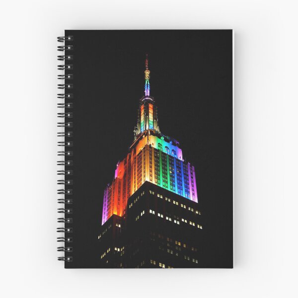 Item preview, Empire State Building LGBTQ Pride Photo designed and sold by ArtWithPurpose.