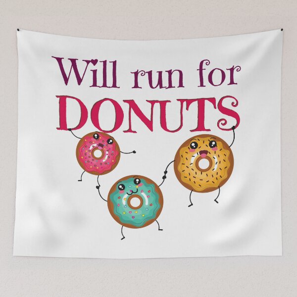 Item preview, Will run for Donuts Funny doughnut designed and sold by OneTimeEngineer.
