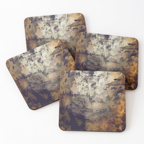Item preview, Dark Colors Abstract design designed and sold by ProhibitionStickers.