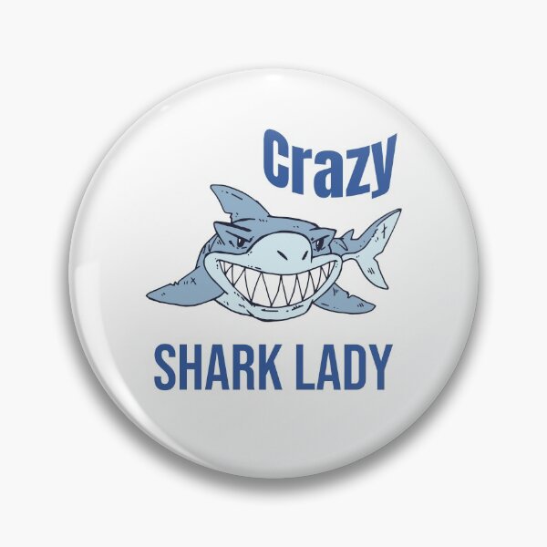 Item preview, Copy of Crazy Shark Lady designed and sold by teledesign.