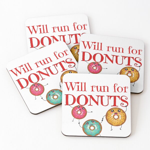 Item preview, Will run for Donuts Funny doughnut designed and sold by OneTimeEngineer.