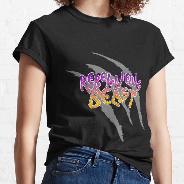 Rebellious Beast Scratch Classic T-Shirt