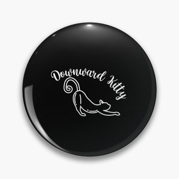 Item preview, White Downward Kitty | Cat Yoga designed and sold by SerendipityNow.