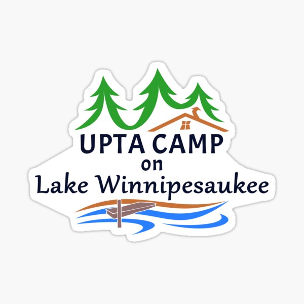 Upta Camp on Lake Winnipesaukee Sticker