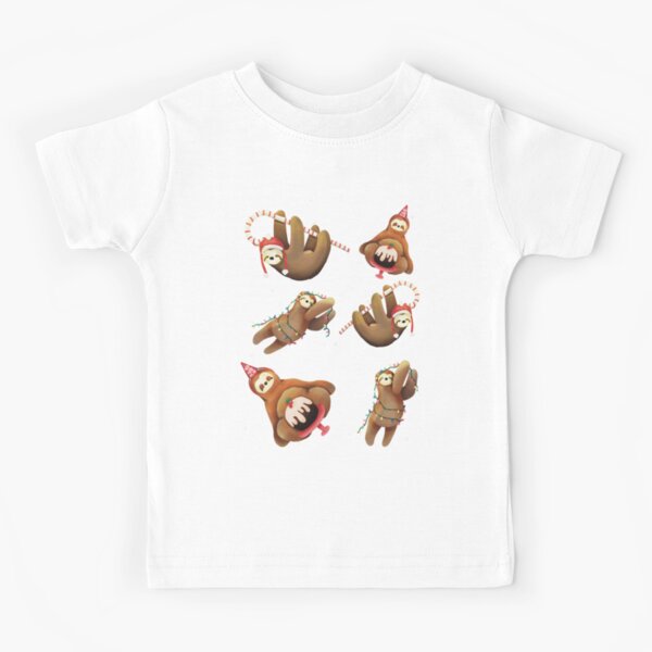 Item preview, Sloth Xmas Party Time designed and sold by flockadoodle.