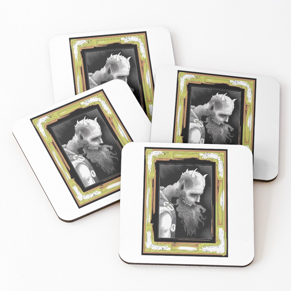Item preview, Coasters (Set of 4) designed and sold by aWOLFastray.