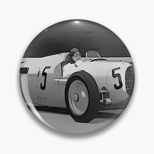 Item preview, Auto Union Silver Arrow No.5 Poster – Classic 1930s Grand Prix Art designed and sold by Road To Track.