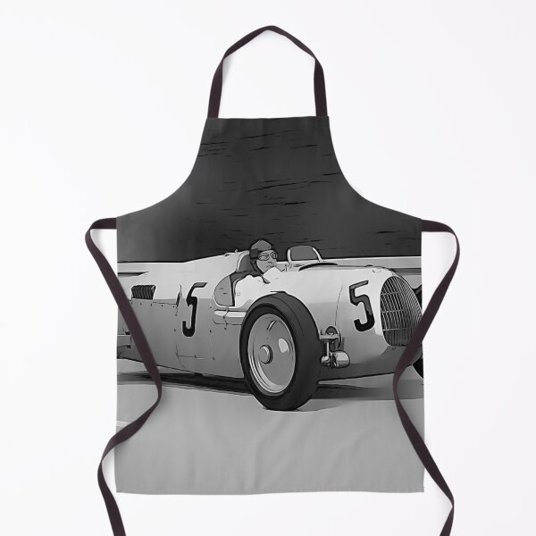 Item preview, Auto Union Silver Arrow No.5 Poster – Classic 1930s Grand Prix Art designed and sold by Road To Track.