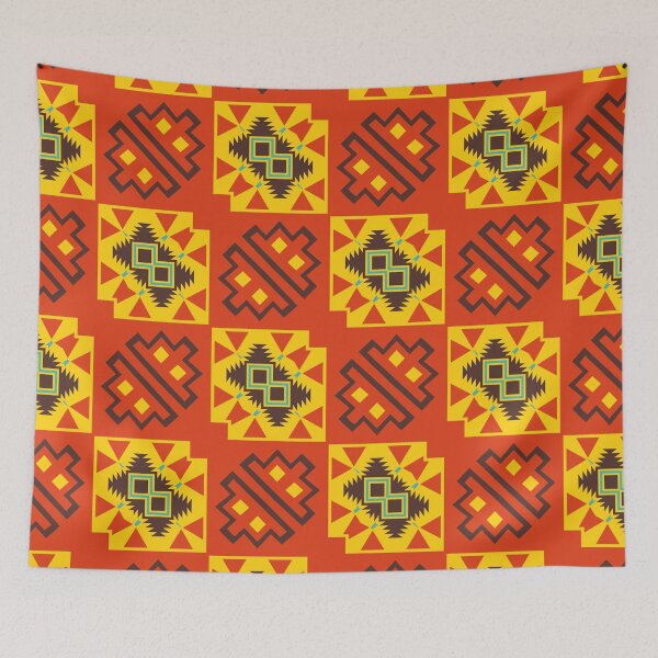 Item preview, Squares and other shapes pattern designed and sold by lalylaura.