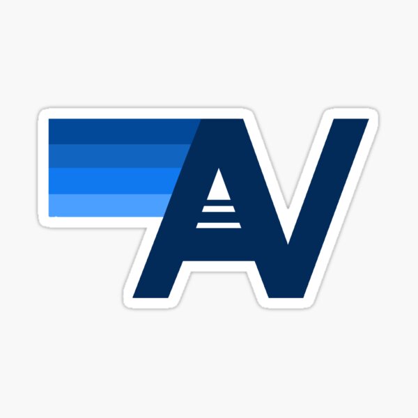 Aviator nation blue logo Sticker