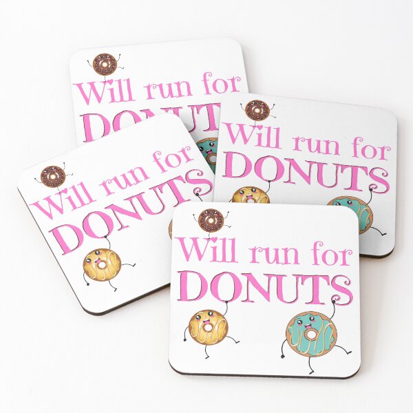 Item preview, Will run for Donuts Funny doughnut designed and sold by OneTimeEngineer.