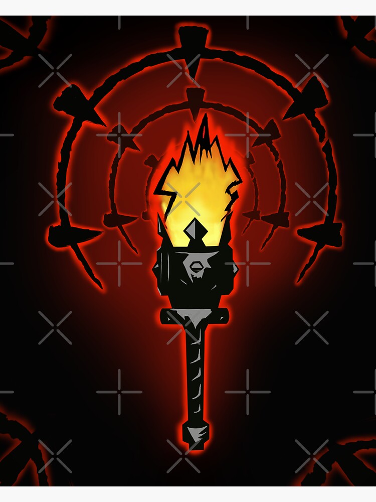 "Torchlight (darkest dungeon)" Sticker for Sale by Sky99 Redbubble