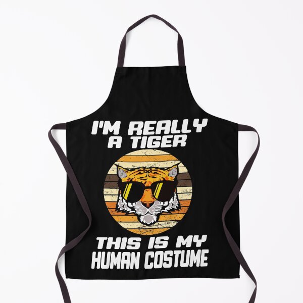 Item preview, i'M really a tiger this is my human costume,vintage funny,cute tiger designed and sold by buzz1days.