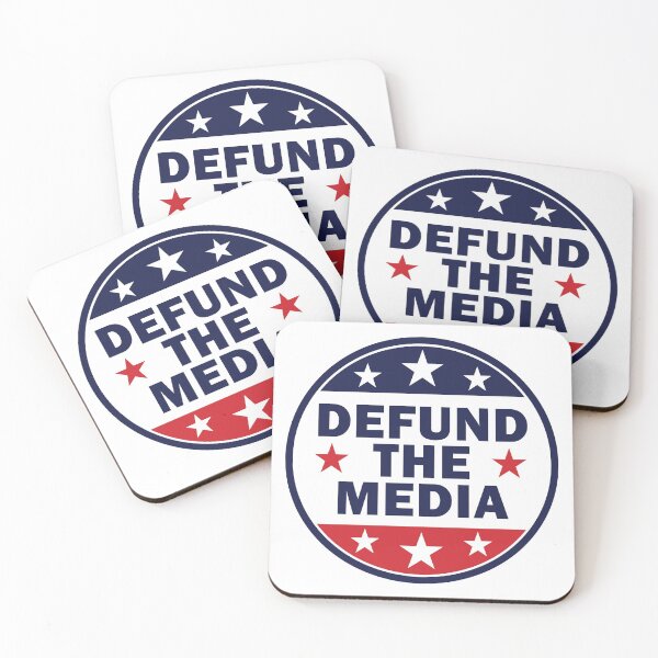 Item preview, Defund The Media Movement, Red, White and Blue, Stars designed and sold by johnmgr21.