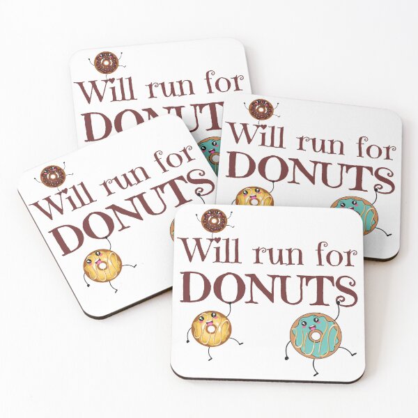 Item preview, Will run for Donuts Funny doughnut designed and sold by OneTimeEngineer.