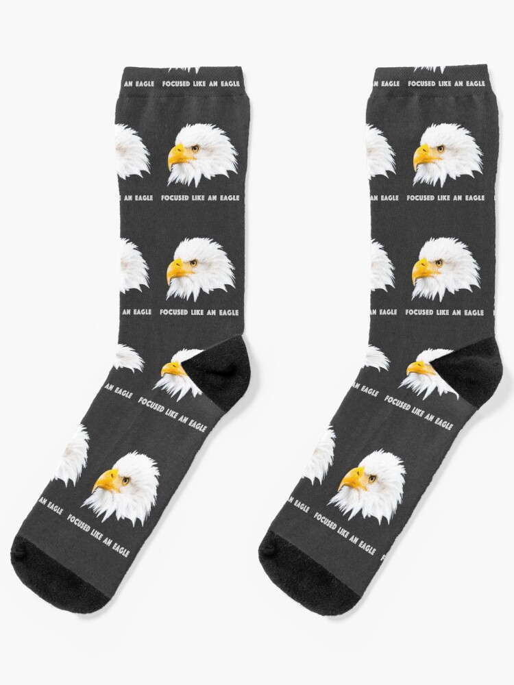 Thumbnail 1 von 5, Socken, Weißkopfseeadler designt und verkauft von Igelchen.