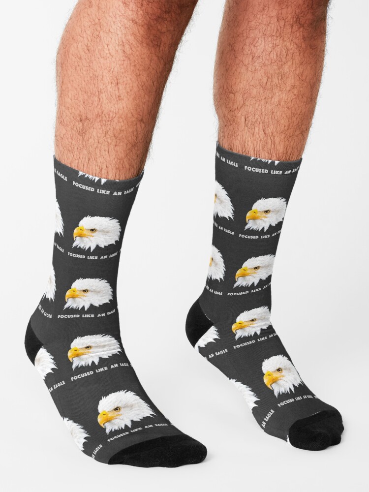 Thumbnail 3 von 5, Socken, Weißkopfseeadler designt und verkauft von Igelchen.