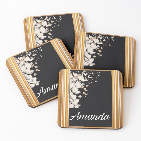 Item preview, Amanda loves books designed and sold by Pelikancrazy.
