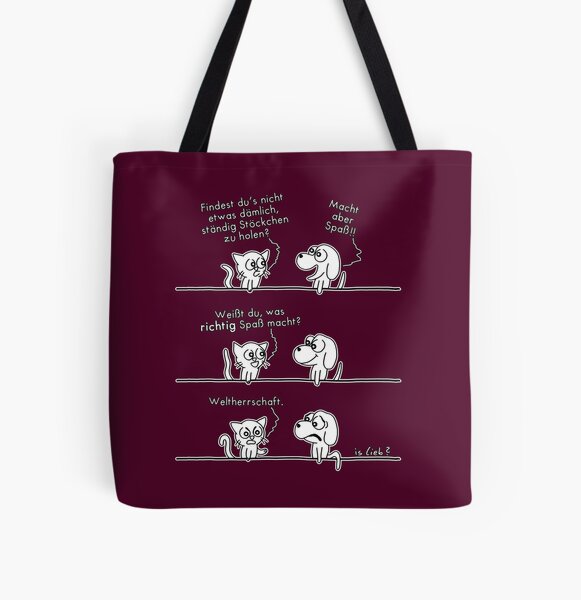 Spass - islieb-Comic Allover-Print Tote Bag