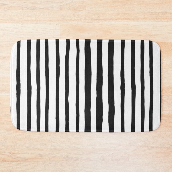 Item preview, Black and White Stripes - Vertical designed and sold by latheandquill.