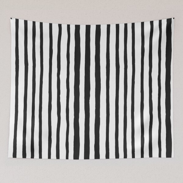 Item preview, Black and White Stripes - Vertical designed and sold by latheandquill.