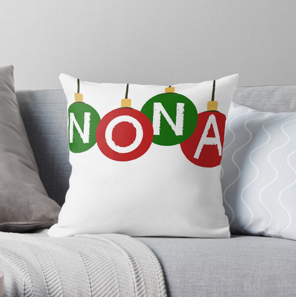 Blessed to be called NoNa Colorful For Grandma Throw Pillow 