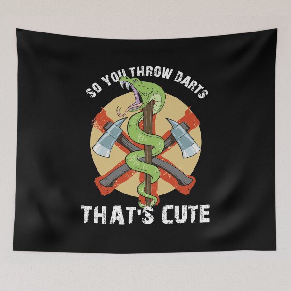 Item preview, Throw Darts Funny Lumberjack Hachet and Axe Throwing Gift   designed and sold by Rzelemenz.