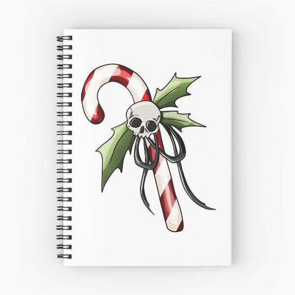 Item preview, Candy Cane Skull designed and sold by BewitchingShop.