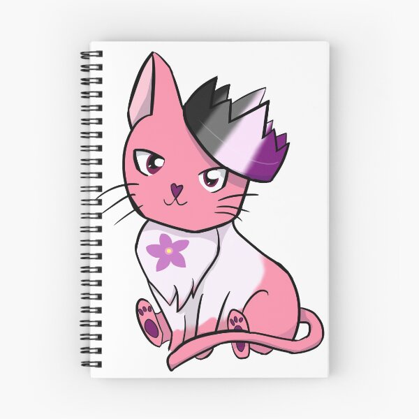 Item preview, Sapphic Asexual Pride Cat designed and sold by LunarDoodles.