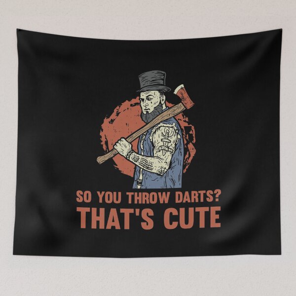 Item preview, Throw Darts Funny Lumberjack Hachet and Axe Throwing Gift   designed and sold by Rzelemenz.