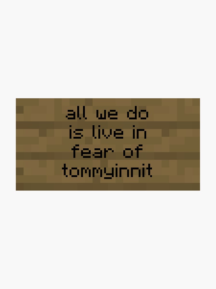 Fear of Tommyinnit by AnonymousFoxWho